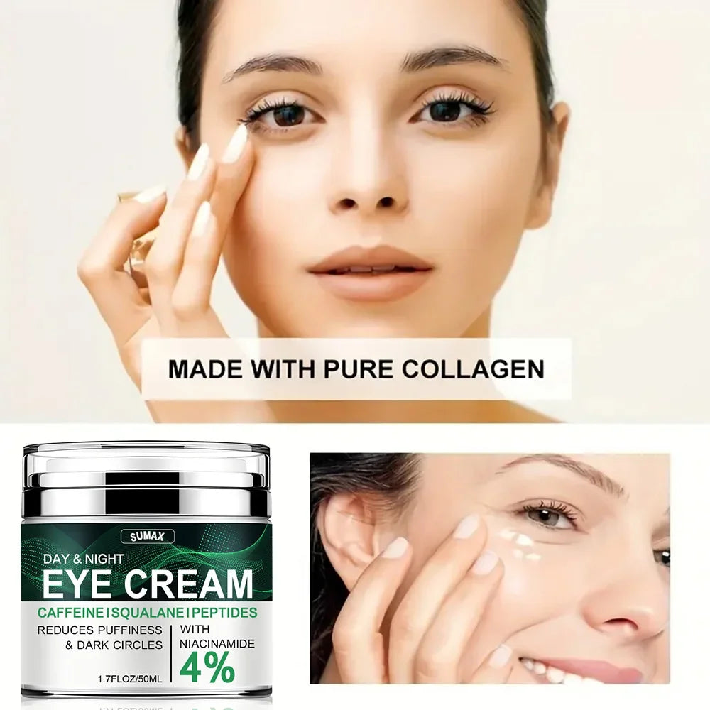 Nicotinamide Eyes Cream Dark Circles Remove Eye Bags Under Hyaluronic Acid Moisturizing Serum Against Puffiness Eye Care Gel Quake