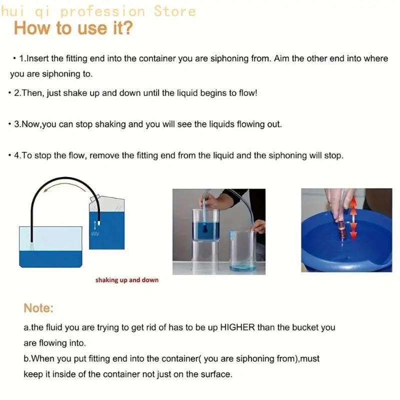 Universal Liquid Transfer Tube with Metal Reinforced Ends Suitable for Safe Use H8WE Quake