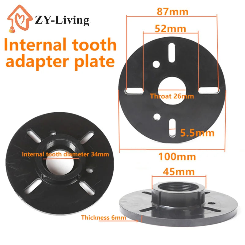 1PCS Tweeter Speaker Horn Screw Mouth Adapter Plate Treble HiFi Car Accessories For Home Theater Audio Public Address System Quake