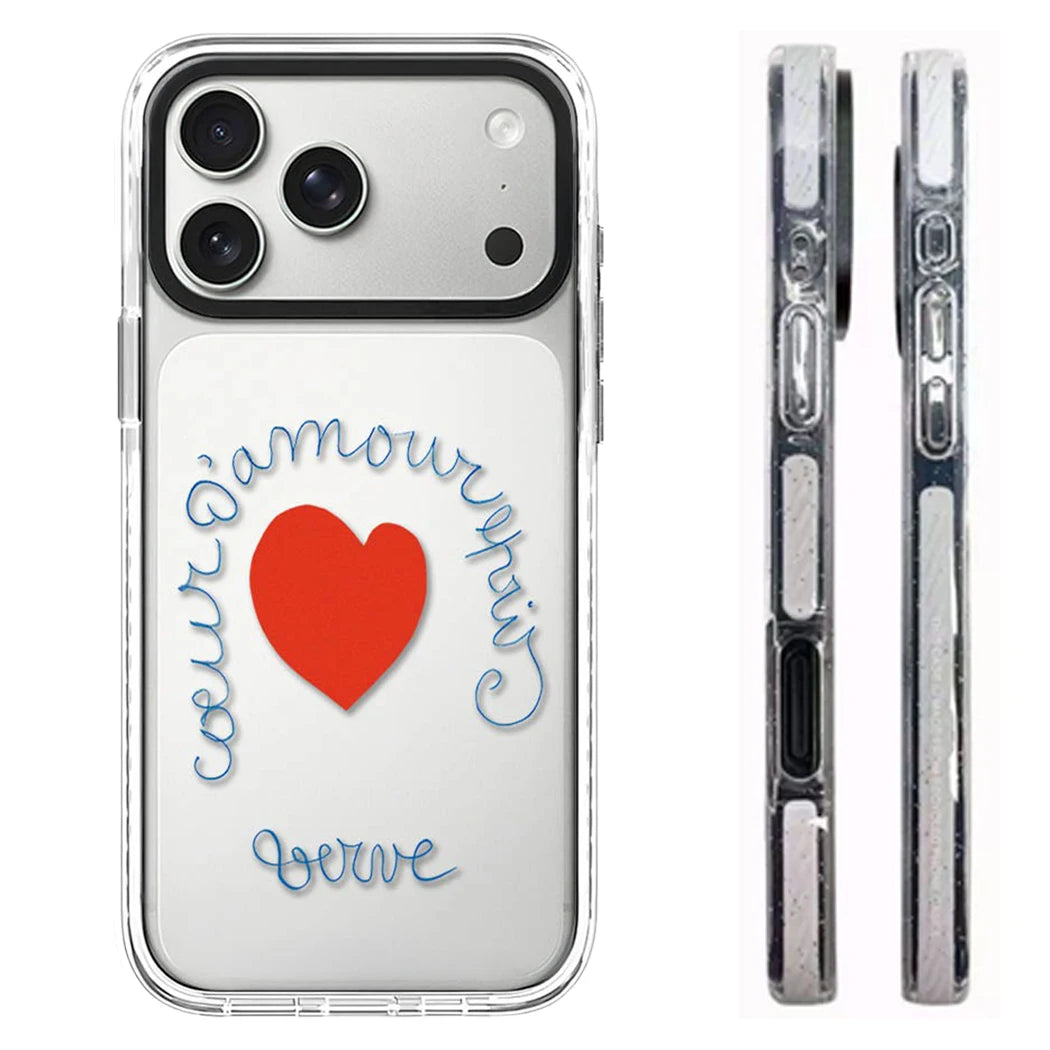 608246 White Border Magnetic Phone Case Cover for IPhone 14 15 16 17 18 Pro Max Case Quake