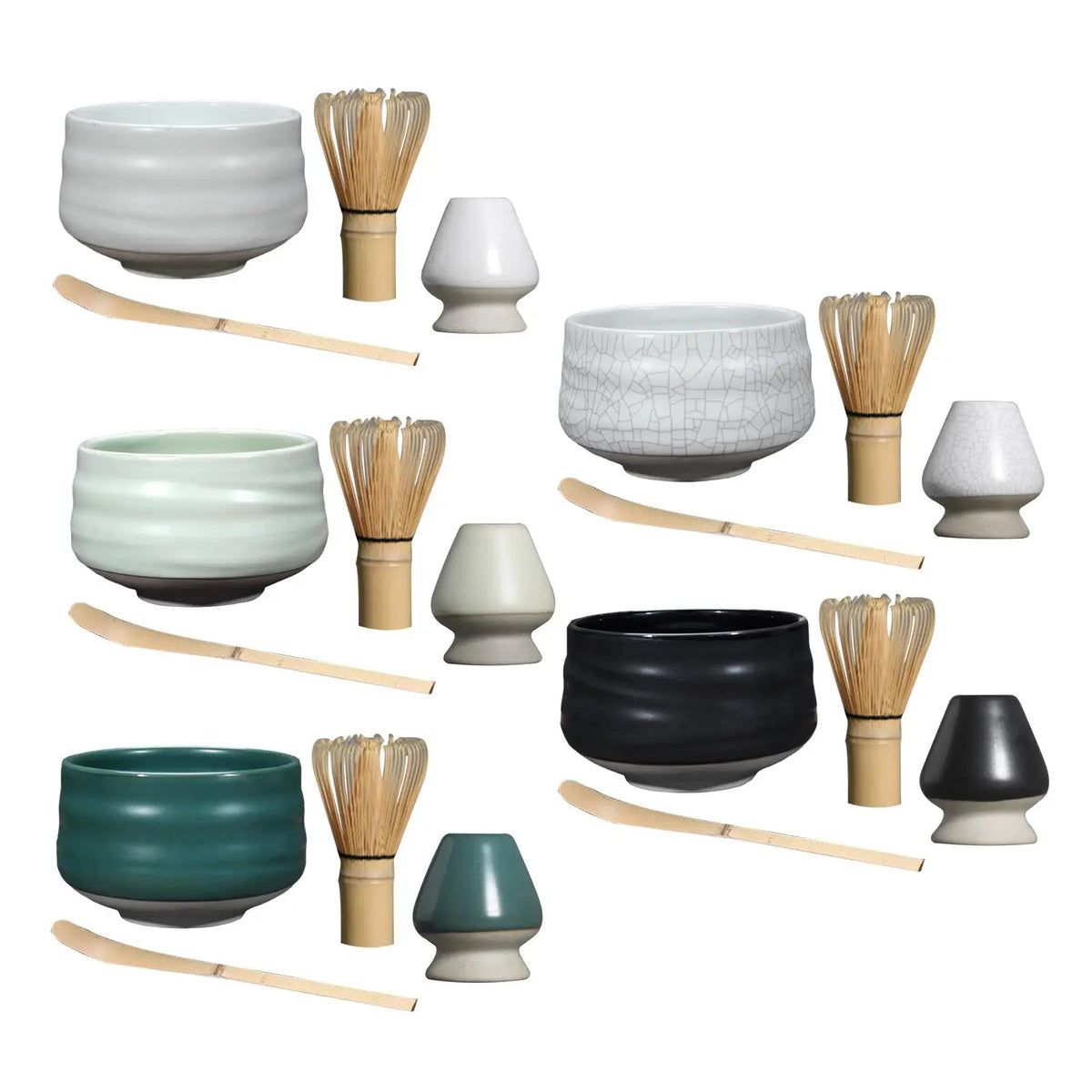 Traditional Matcha Set, Bamboo Matcha Whisk, , Ceramics Whisk Stand Japanese Matcha Preparation, Quake