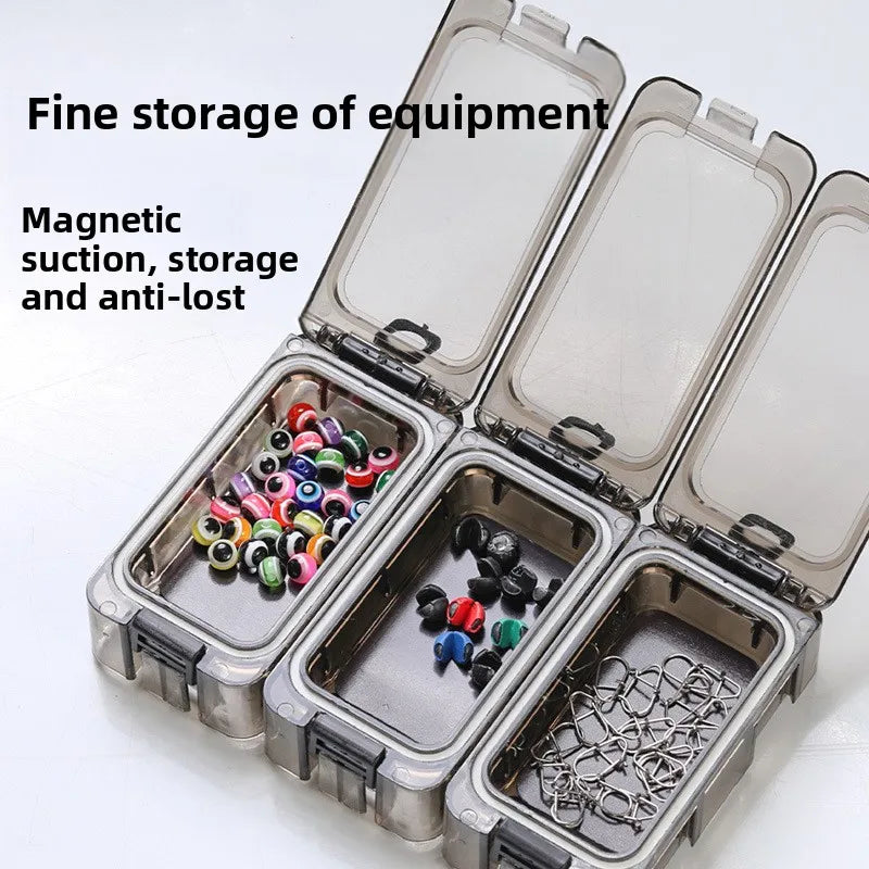 Connectable Fishing Tackle Box Modular Lure Bait Storage Case Waterproof Portable Hook Accessory Organizer for Fishing Quake