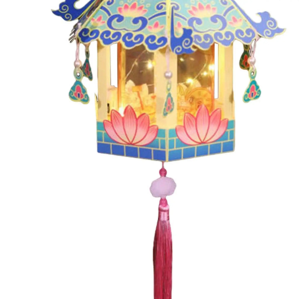 Chinese Lantern Craft Hanging Lantern Decoration Light Portable Lantern for Birthday Events Chinese Festive New Year Decor Party Quake