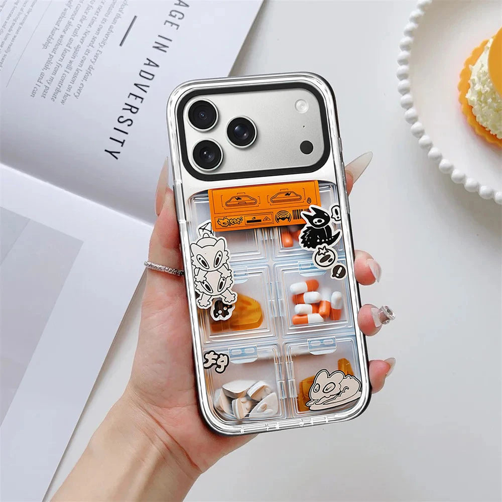 6090633 White Border Magnetic Case: Compatible with IPhone 18 17 16 15 14 13 Pro Max 18Pro Quake