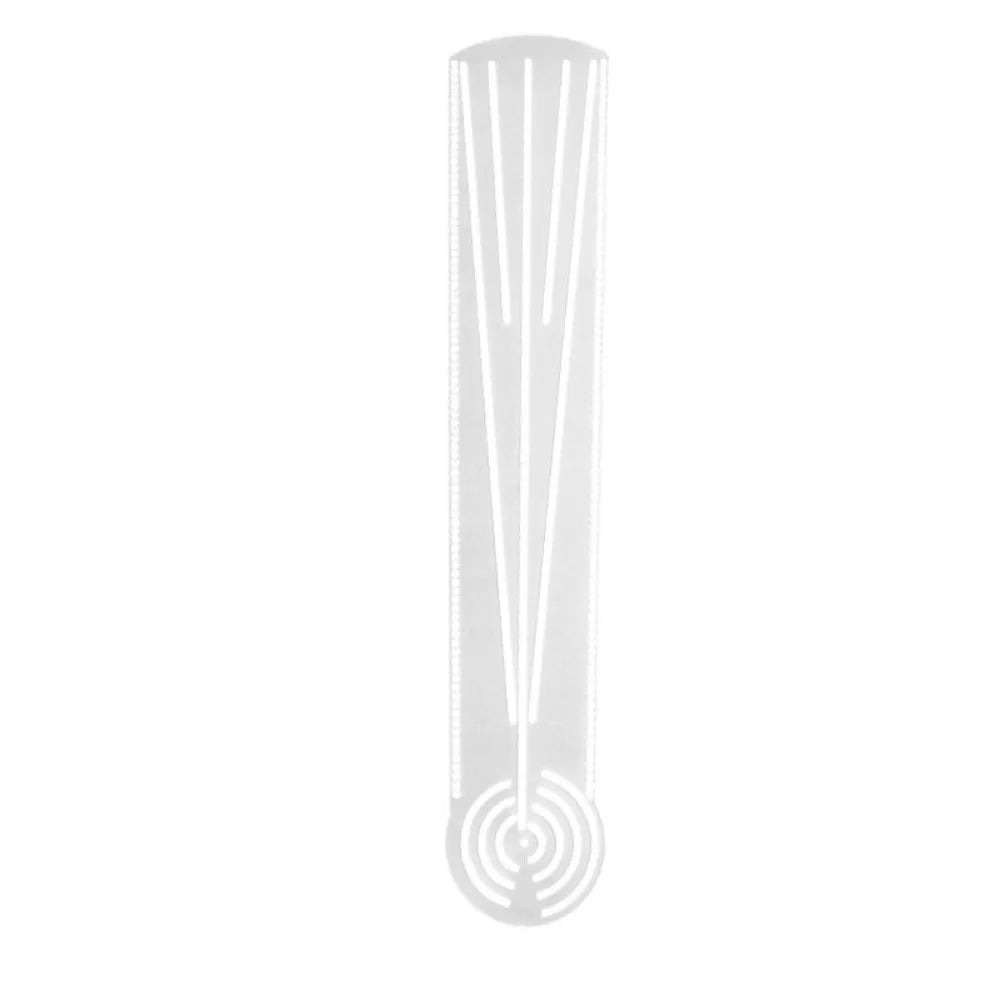 Multifunctional Mandala Drawing Template Acrylic Transparent Drawing Ruler Reusable Circular Arc Straight Line Drawing Tool Quake L