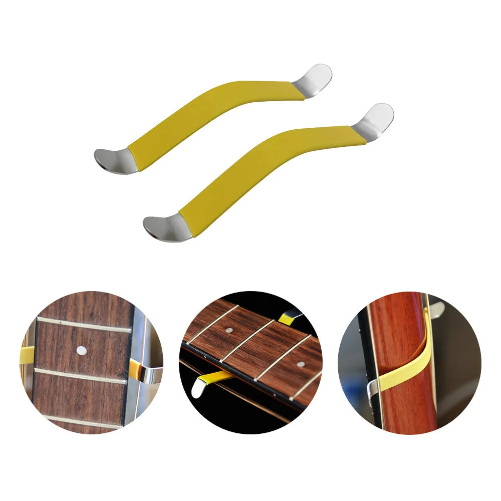 16pcs Guitar Fret Sanding Fingerboard Guards Guitar String Separator Tools Luthier Tool Fretboard Protector for Dressing Frets Quake