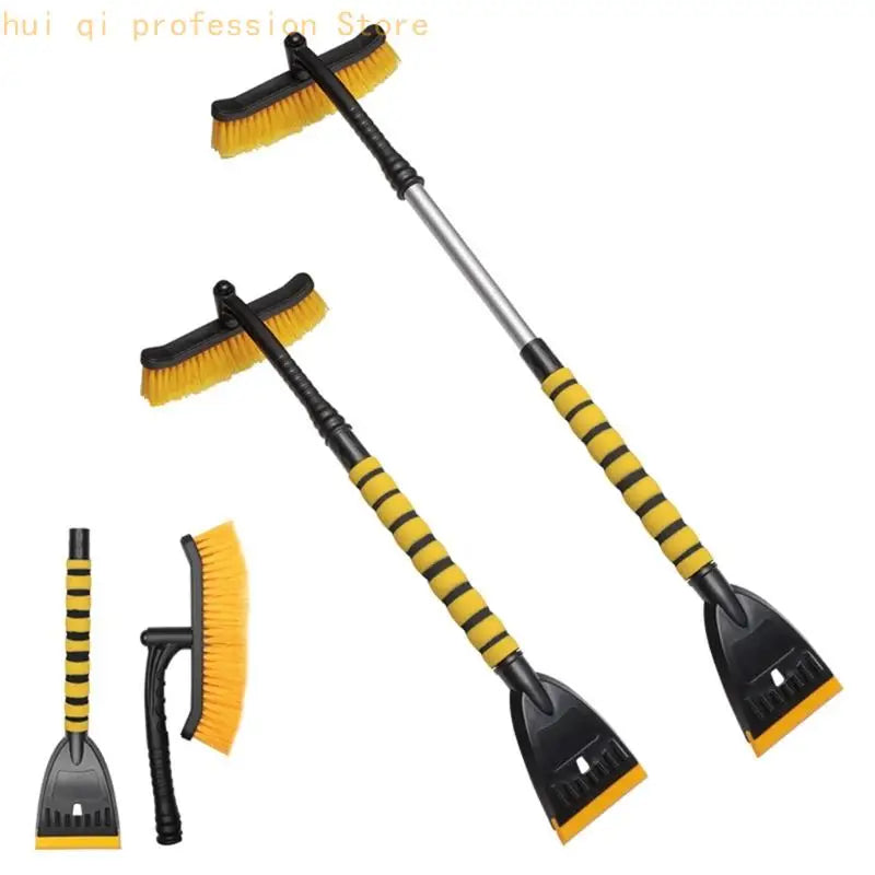 Universal Car Windscreen Snow Brush With Dense Bristles Windshield Snow Shovel H8WE Quake