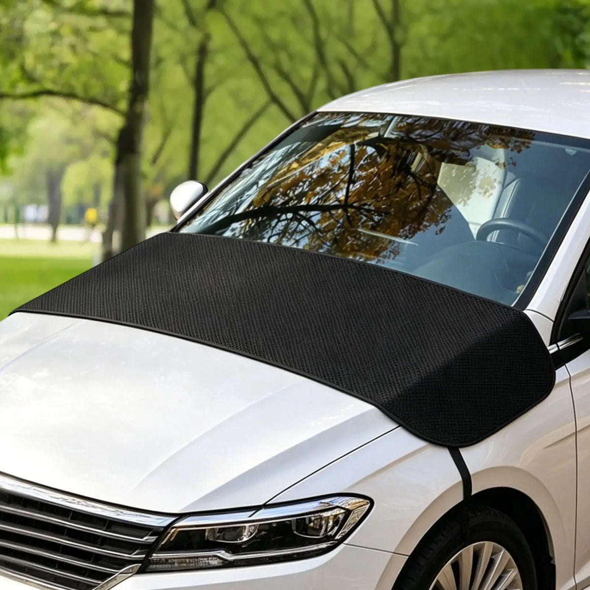 Waterproof Premium Windshield Trough Cover Leaf Guard Rain Protector for Patio Outdoor Garage Parking Lot Driveway Quake