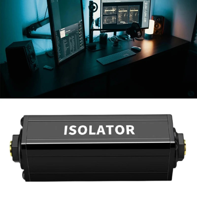 6.5mm Auditory Isolator Eliminates Hum Noise for Clear Sound Transmission in Various Auditory Devices Noise Reducer K1KF Quake Default Title