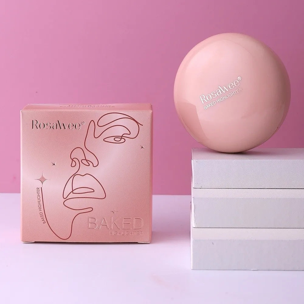 Long-lasting Highlighter Natural Glossy Fine Shimmer Makeup Highlighter Buildable Mashed Potato Texture Contour Highlighter Quake