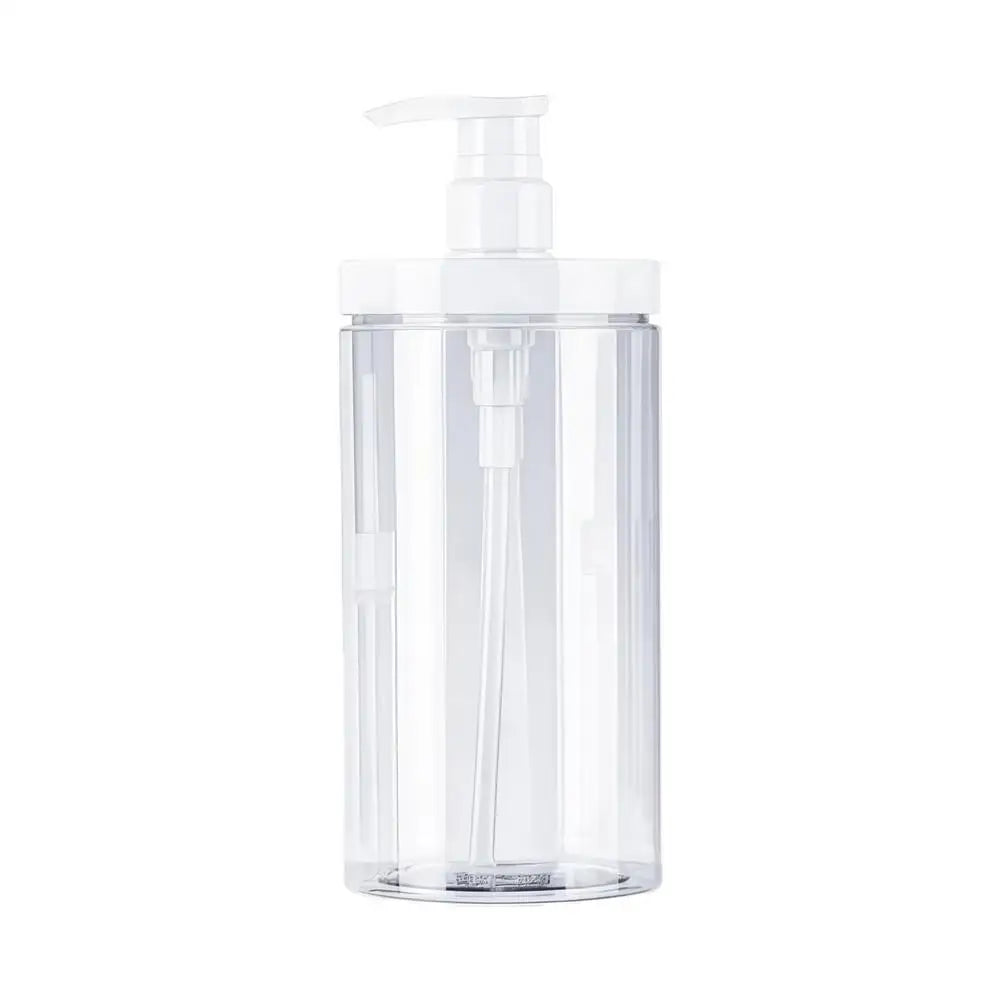 Large-Caliber Hair Mask Dispenser Bottle,Clear Empty Bottle For Laundry Detergent/Hair Conditioner,Travel Bathroom Refill Bottle Quake 1000ml