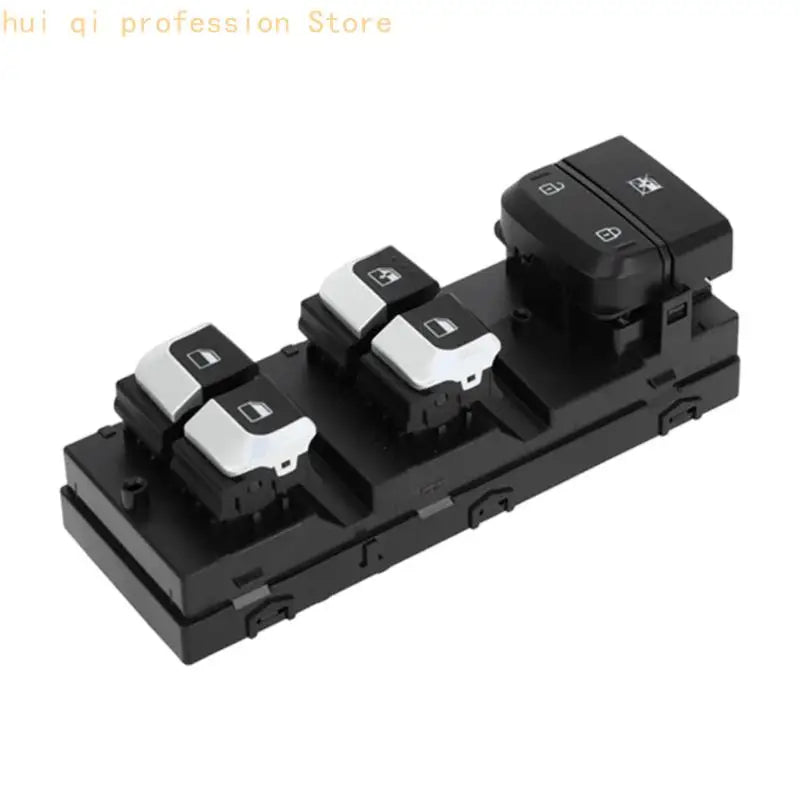 Car Window Control Panel Assembly 93571-H0100CA, 4 Button Driver Door Unit with Lock Button Layout, Clip-In Housing for Repair Quake