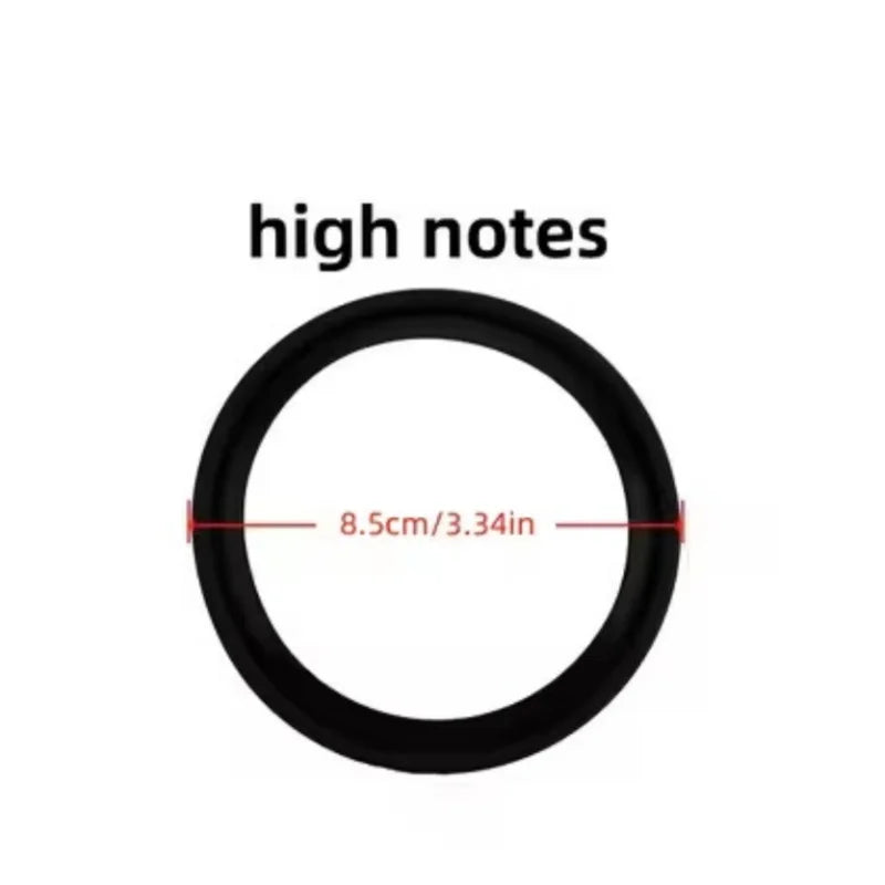 Saxophone Mute Rings for Baritone,Alto,Soprano Saxophones, Saxophone Mute Silencer,Along with Bell Protection Covers And Pads Quake soprano