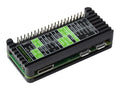 2W -aluminum alloy radiator ABS- protective case Raspberry Pi Zero0-2W Quake 01