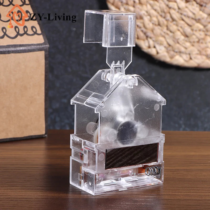1Pc Auto Swing Display Accessories Creative Solar Energy Acrylic Wobbler Stand DIY Automatically Shake Head Model Car Decoration Quake