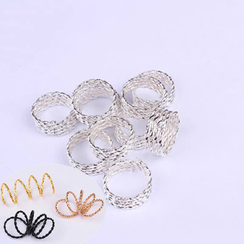 Hair Braid Rings & Pendant Beads Set – DIY Dreadlock Accessories