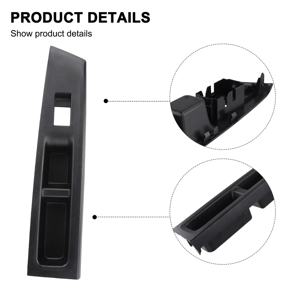Car Front LH Armrest Upper Panel 74232-52570-C0 For Toyota For Vitz 2010-2014 (Only For RHD) Glass Lift Panel For Right-hand Dri Quake A