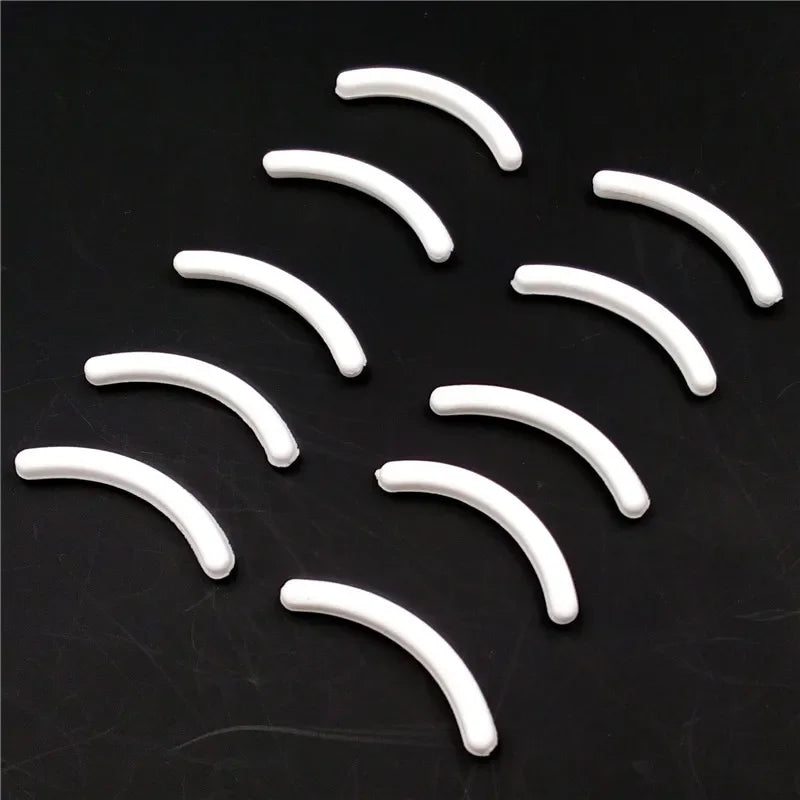10PCS Replacement Eyelash Curler Refill Rubber Pads Makeup Curling Styling Tools Quake Default Title