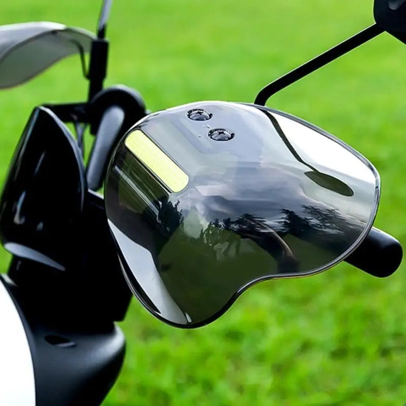 H8WE PVC Electric Scooter Handlebar Protectors Handlebar Guards Comprehensive Weather Resistance Guards set for Motorcylce Quake