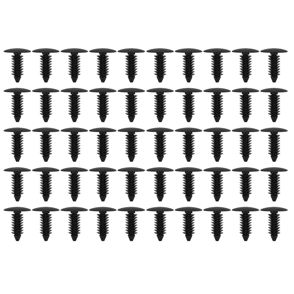 None Screws Fastener Clip Fastener Clips Car Accessories 50pcs 7.8mm Interior Rivets Fastener Practical Push-type Quake