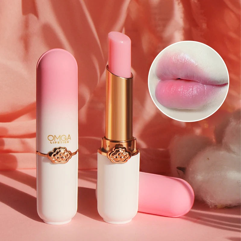 Peach Color Change Lipstick Non-Stick Cup Jelly Lipstick Moisturizing Moisturizing Color Change Lip Balm Warm Change Lip Balm Quake