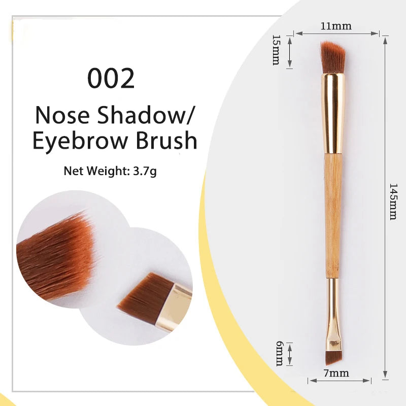 1pcs T Series Beauty Makeup Brushes Face Cosmetic Loose Powder Eyeshadow Highlight Eyebrow Make up Brush For Beauty Women Quake 002