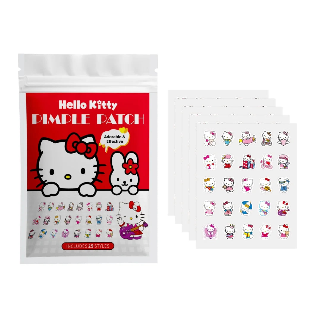 Sanrio Hello Kitty Acne patches, Cartoon acne patches, Acne cover-up stickers, Cute concealer stickers Quake