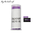 Wand Applicators Microbrush Mini brushes 100pcs barrel Makeup Eyelash Brushes Extension Disposable Applicator Mascara Quake M181 Dark Purple M