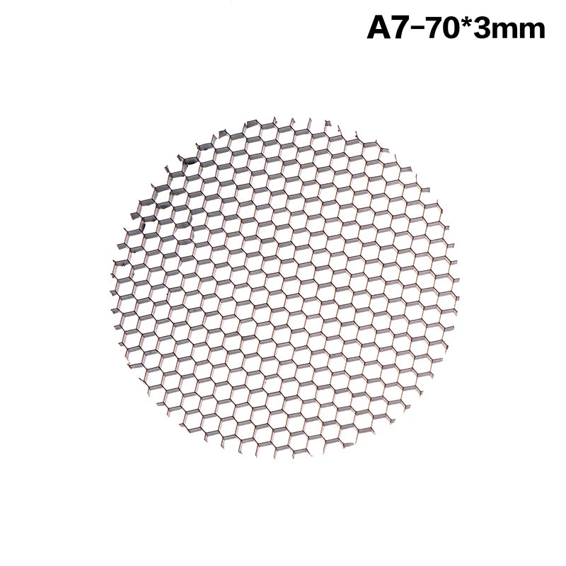 1Pcs Round Honeycomb Mesh Light Cover Black Aluminum Anti Glare Downlight Spotlight Shade Quake A7