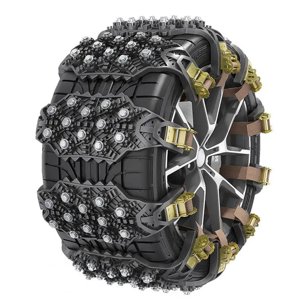 All weather Tire Chains Durable Car Tire Chains with Quick Fit Installation for Anti skid High Hardness for Easy Quake