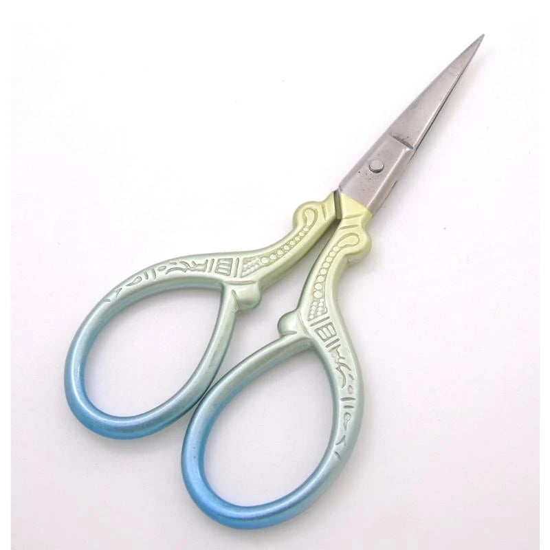 Small Embroidery Scissors Stainless Steel Scissors with Ergonomic Handle For Sewing Needlework Fabric Paper Cutting K1KF Quake