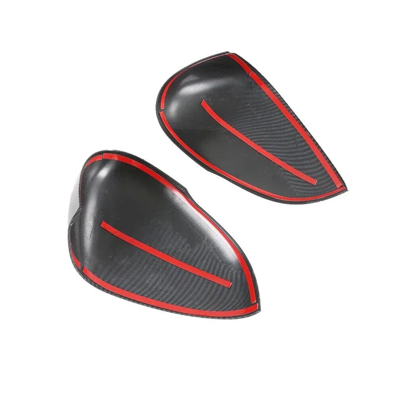 For KIA K5 Optima 2021 2022 2023 Car Sticker Rearview Side Mirror Cover Wing Cap Exterior Door Rear View Case Trim Carbon Fiber Quake