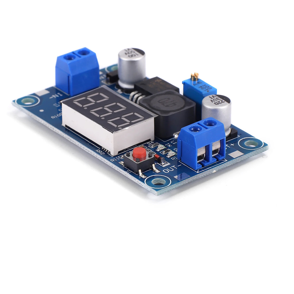 LM2596 DC DC Step Down Converter Voltage Regulator LED Display Voltmeter 4.0~40 to 1.3-37V Buck Adapter Adjustable Power Supply Quake