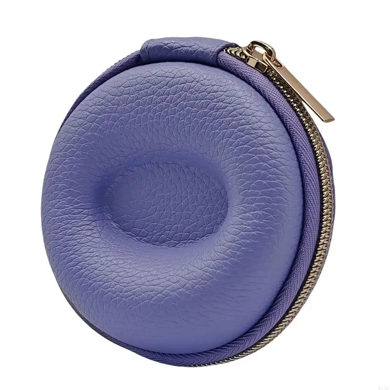 Strong EVA Watch Storage Case with Soft Lining & Smooth Metal Zipper Small Round Watch Organiser for Smartwatches & K1KF Quake for Purple CN
