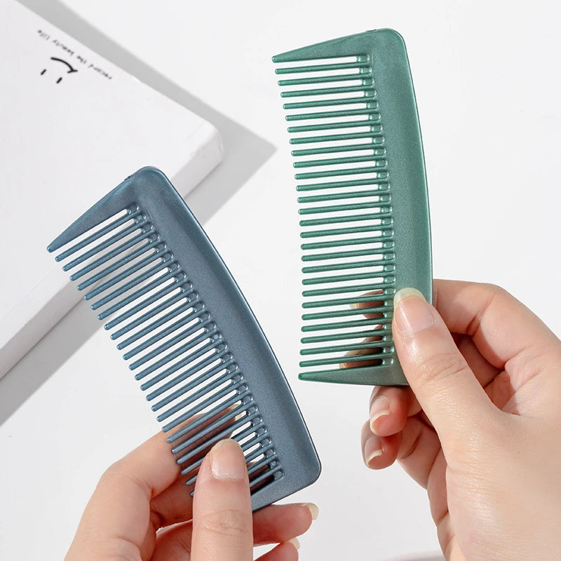 Small Wide Tooth Hair Relief Comb, Portable,portable, Smooth Hair, Handless Comb, Massage Oil Head, Back Head Quake