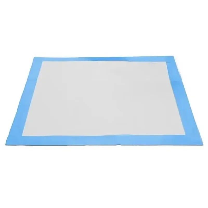 Super Absorbent Pet Diaper Dog Thick Pee Pads Quickdry Disposable Urine Nappy Mat For Cats Dog Diapers Deodorant Can Be Cut Quake Blue 45x60cm 50pcs