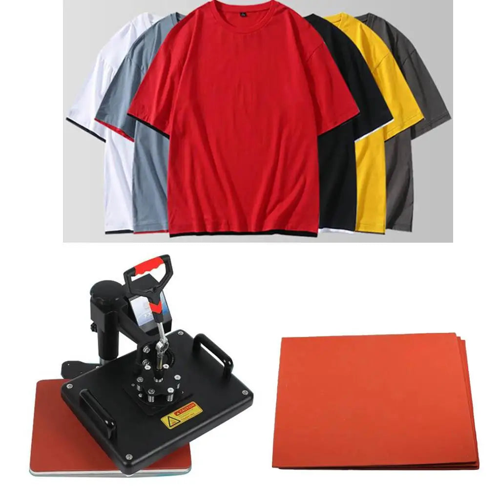 Silicone Press Mat Insulation Transfer Pad for Machine T-shirt Craft Quake