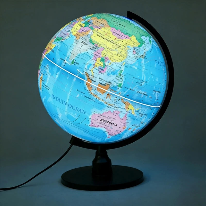 Compact To Large Illuminated Earth For Various Spaces with High Resolution Display Strong Build In 20cm 25cm 32cm K1KF Quake
