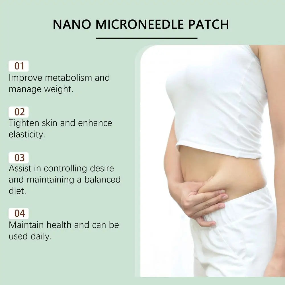 2-in-1 Nano Microneedle Patch Natural Gentle Patches Moisturizing Firming Skin for Women Men Nano Microdarts Patches 0.2mm Quake