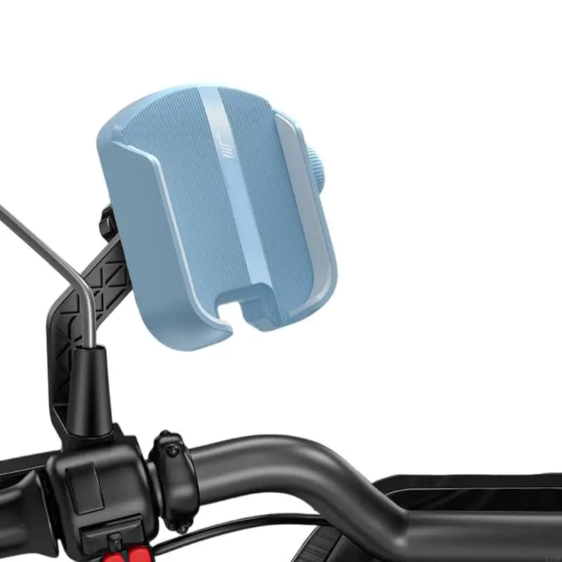 Motorcycle Handle Bar/Rear View Mirror Mounted Cellphone Cradle Scooter E-Bike Shockproof Stand Holder 360 Degree Rotating K1KF Quake K1KF4NB508819-DL-HSJ CN