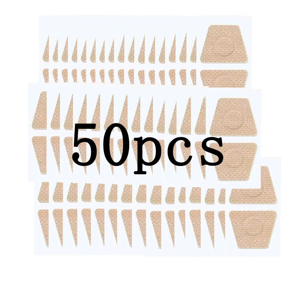Toenail Fungus Patch Nail Repair Patches Nail Ingrown Correction Stickers for Discolored or Damaged Nails Sticker Toenail Care Quake 50pcs