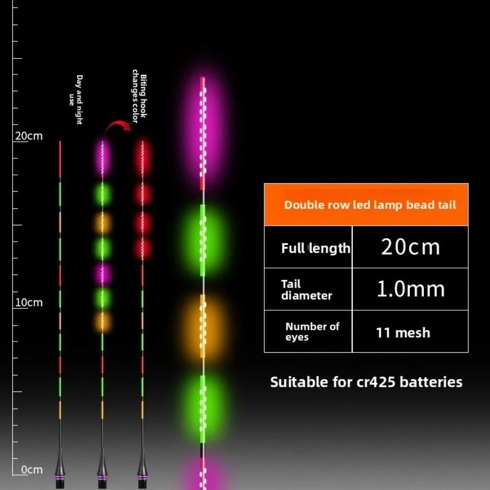 Super Bright LED Smart Float Top Luminous Ultra Sensitive Electronic Floats Smart Technology Electronic Design Fishing Buoy Quake