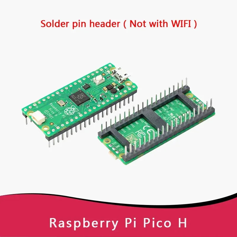 Original Raspberry Pi Pico W with Wireless WiFi Development Board, Pico or Pico H with Pin Header, Support MicroPython/C++ Quake