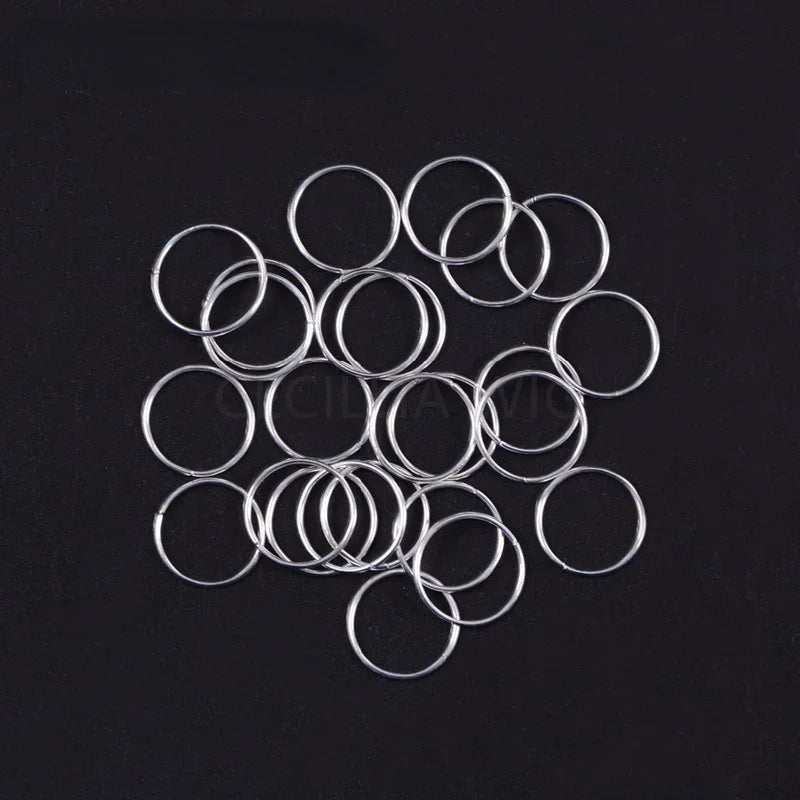 5-100pcs Sliver Gold Hair Rings Hair Braids Dreadlock Beads Charms African Braids Cuffs Hair Rings Jewelry Clasps Accessories Quake