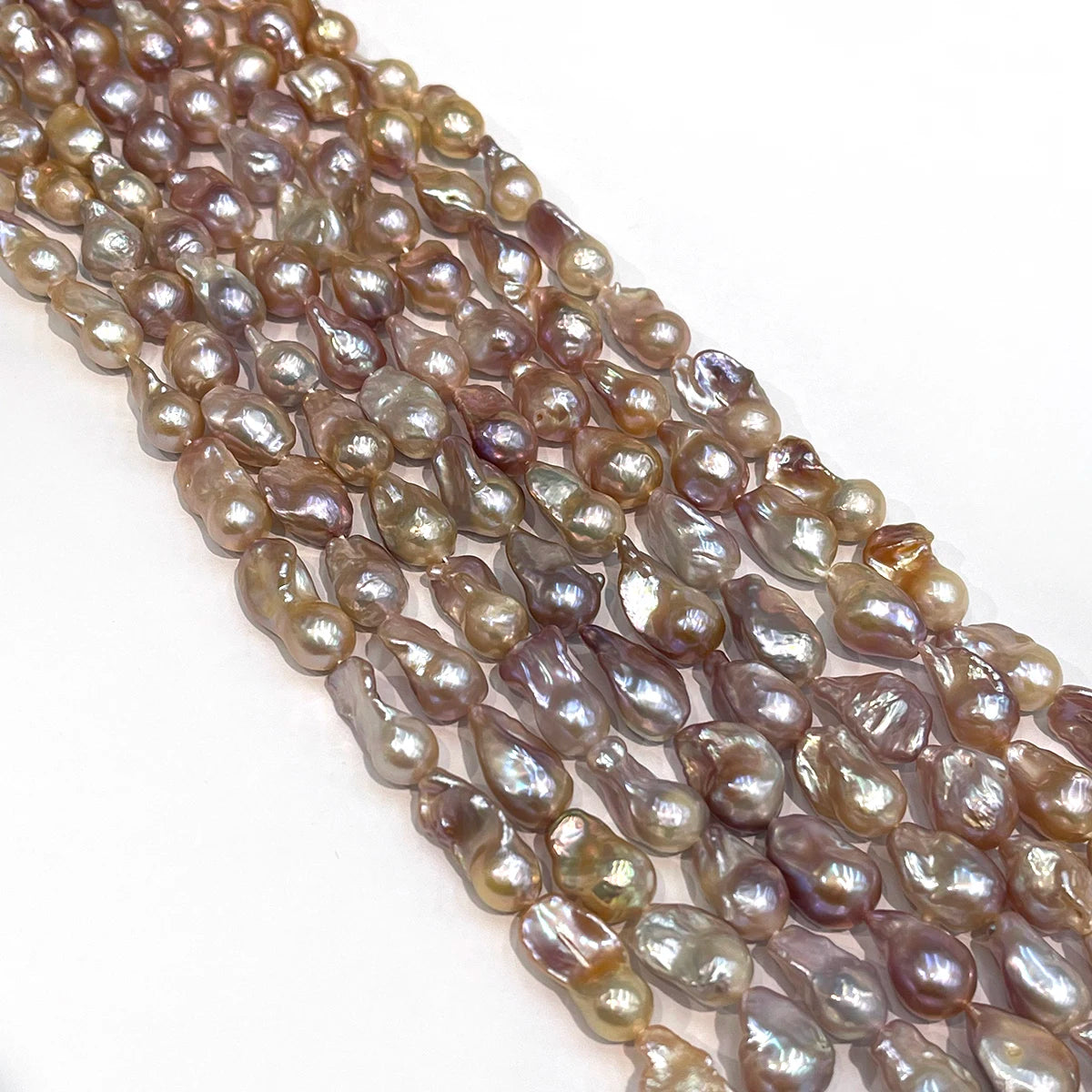 Rainbow Baroque Pearl Natural Freshwater Pearl 13x18mm For Jewelry Making DIY Necklace Bracelet Earrings Accessory Quake
