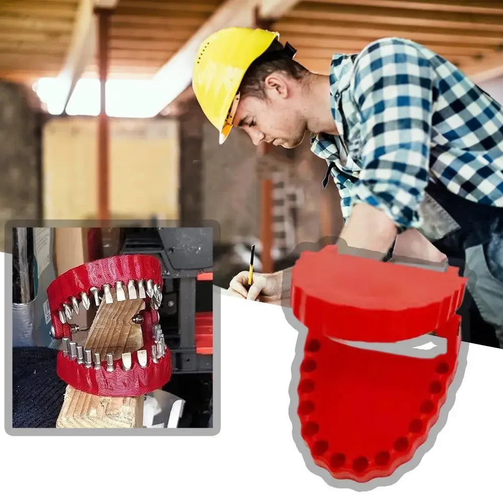 Funny Denture Drill Bit Holder for Screwdriver Teeth Model Screwdriver Bit Holder Fits 1/4 Inch Hex Bit Drive Bit Adapter Tools Quake