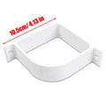 5/1PCS Wall Mounted Corner Tool Storage Rack Heavy Duty Space Saving Tool Storage Bracket Plastic Pole Organizer Rack for Garden Quake WHITE 1PC