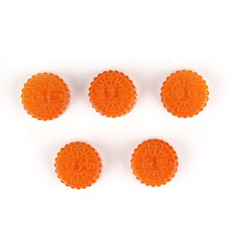 50Pcs Miniature Simulation Mooncake Flatback Resin Cabochon For Phone Decor DIY Car Jewelry Making Crafts Dollhouse Accessories Quake