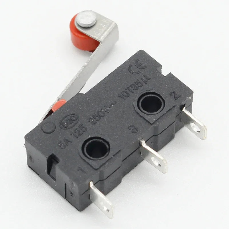 10 Pcs Mini Micro Limit Switch Roller Lever Arm SPDT Snap Action LOT Quake