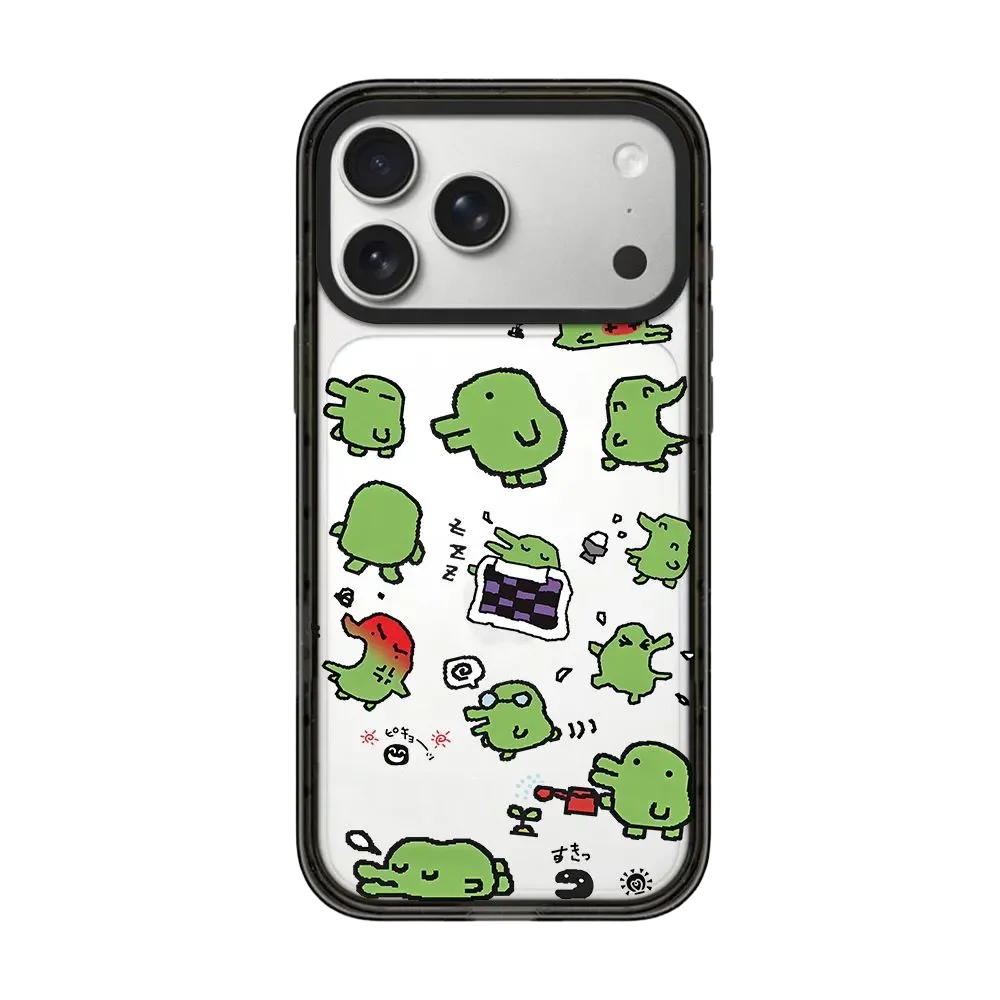 608281 Impact Black Border Magnetic Case: Compatible with IPhone 18 17 16 15 14 13 Pro Max 18Pro Quake impact (no magsafe) 1 iPhone17 Pro Max